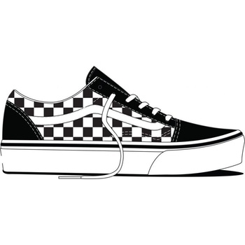 Vans Old Skool Platform Checkerboard/black/True white