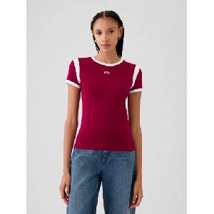GAP Тениска с логото на GAP GAP | Cherven | ЖЕНИ | XS - zoot - 61,39 лв