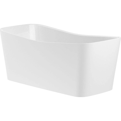 Roca Правоъгълна вана, A248502000, Roca, Stonex, click-clack клапа и сифон, бяла, 155х70см (A248502000)