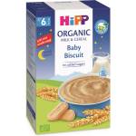HiPP Био инстантна млечна каша "Лека нощ" с бисквити 250 гр. - 6+ месеца