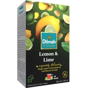 Dilmah Черен чай Dilmah лимон и лайм 20x1.5g