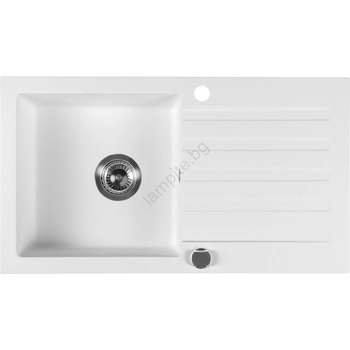 SAPHO - Кухненска мивка 78x44 см гранит/бяла (SH0693)