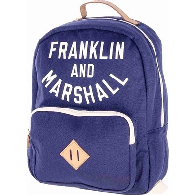 Franklin & Marshall Varsity backpack dark blue solid 20 l