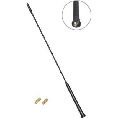 Anténny prút čierny priemer závitu 5 a 6 mm