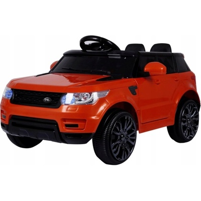 Joko Elektrické autíčko Range odpružené plastové kolesá USB MP3 oranžová
