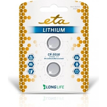 ETA PREMIUM CR2016 2ks CR2016LITH2