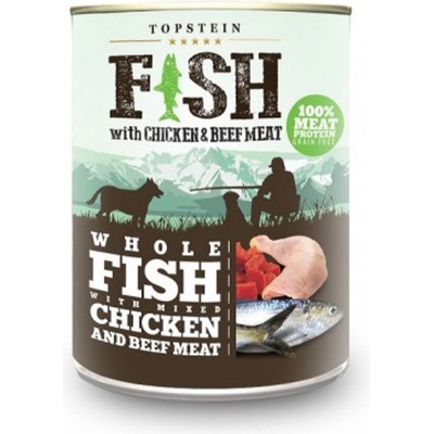 Topstein Farm Fresh ryba s kuřecím a hovězím 800 g