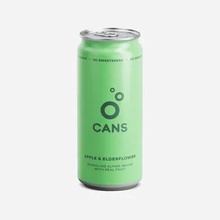 Cans Sycená voda s příchutí jablka a bezinky 12 x 330 ml