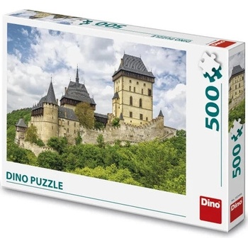 Teddies hrad Karlštejn v krabici 33,5x23x3,5cm 500 dílků