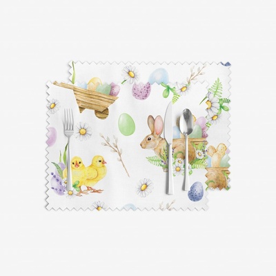 Goldea veľkonočné prestieranie teflónové symboly veľkej noci 2ks 30 x 40 cm