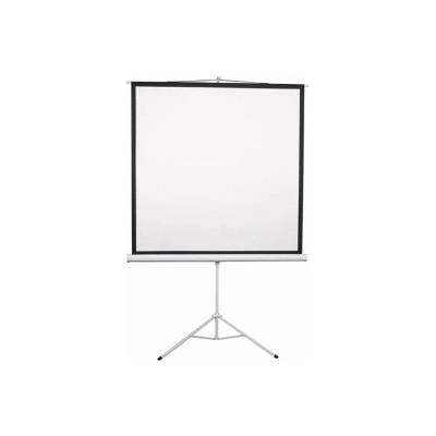 Luminarc Прожекционен екран Lumi, 200 х 200 cm, 96 инча, На стойка, 1: 1, Бял, 2085160012
