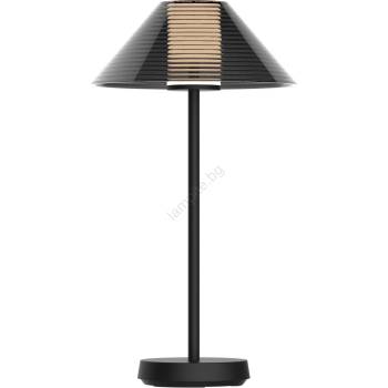 Polux LED Димируема настолна лампа SERENGETI LED/3, 4W/5V USB 3600 mAh IP44 черен (SA2230)