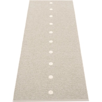 Pappelina Бежова и кремава пътека за открито и закрито 70x200 cm Peg Linen Vanilla - Pappelina (PE9F720)