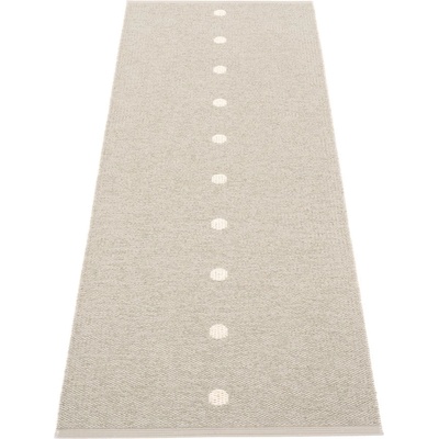 Pappelina Бежова и кремава пътека за открито и закрито 70x200 cm Peg Linen Vanilla - Pappelina (PE9F720)