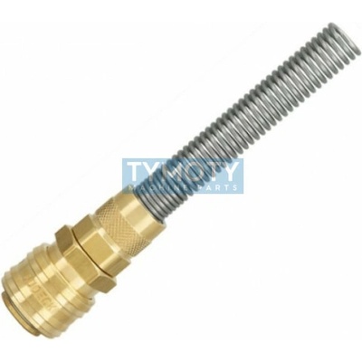Rýchlospojka DN7,2 pre hadicu 8x10 mm s ochrannou pružinou, LÜDECKE ES8TQF