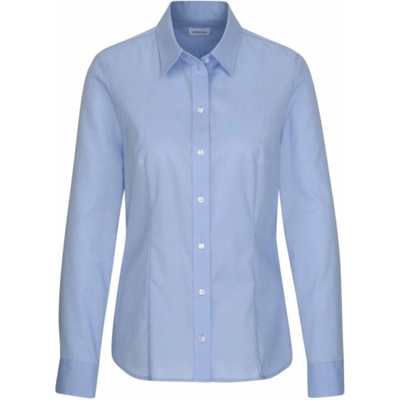 Seidensticker Popelínová halenka s dlouhým rukávem Blouse Regular LSL light blue
