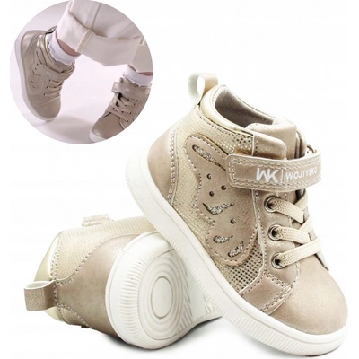 Wojtyłko dívčí kozačky 1T25380L zlaté