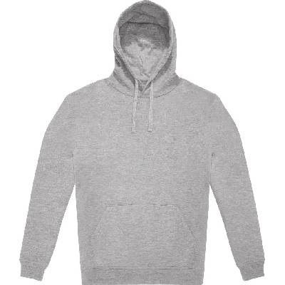 B&C Collection id. 333 СУИТШЪР / Унисекс суитшърт с качулка - светлосив m (01i33362002)
