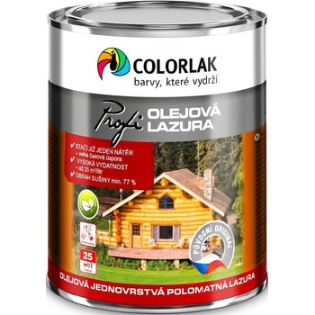Colorlak Profi olejová lazura O 1020 2,5 l Bílá