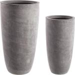 Bizzotto ДЕКОРАТИВНА САКСИЯ 2БР. cement СИВА (0790560)