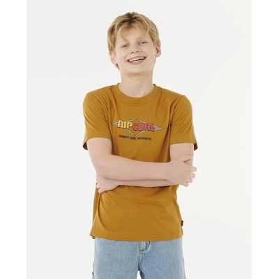 Rip Curl Surf Revival Logo Tee Boy Bronze