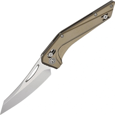 Petrified Fish PFP15 Frigate Stonewashed CPM S35VN, Bronze Gray PFP15BGAW