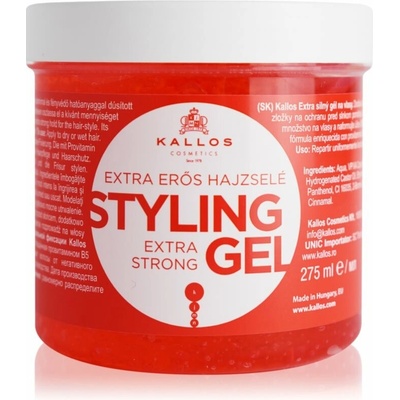 Kallos KJMN Extra Strong Styling Gel extra silný gél na vlasy 275 ml