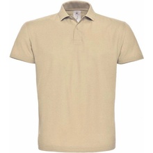 B&C ID.001 Piqué polo tričko hnedé sand