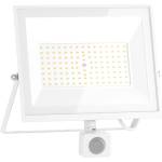 Mexen Luxpro+ LED прожектор с датчик за движение, 70W, Студена - 6500K, 7700 lm, бял (L236-070-65-20)
