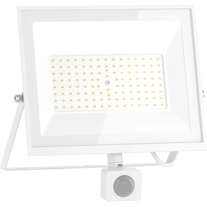 Mexen Luxpro+ LED прожектор с датчик за движение, 70W, Студена - 6500K, 7700 lm, бял (L236-070-65-20)