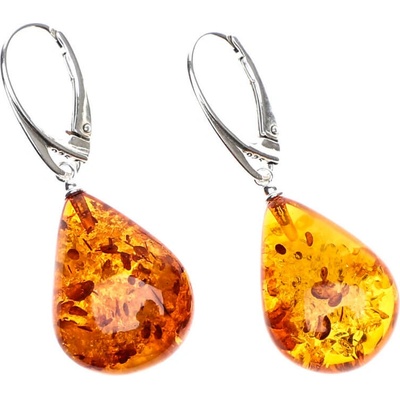 REBLAN Jantárové náušnice RENU238