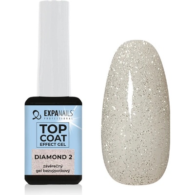 Expa nails expanails uv led gel top coat effect diamond 2 11 ml