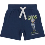 Guess Детски къси панталонки Guess - Мече с шапка и дънки, сини, 12 м (20251-N5RD03-KAD74-G7DR-12M) - baby