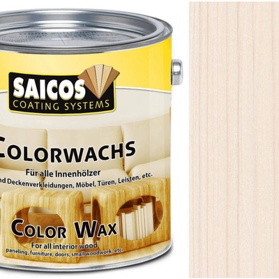Saicos Color Wax 3009 Бяло - Цветена интериорна вакса 0.375л (4670)