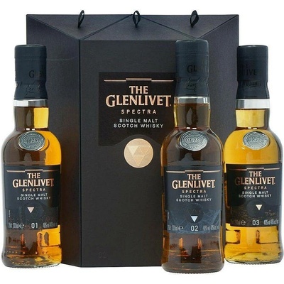 Glenlivet Spectra 40% 3 × 0,2 l (holá láhev)