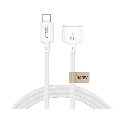 Tech-Protect MMC01 magnetický USB-C / MagSafe 3 140W 3m, bílý