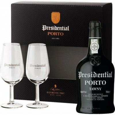 Porto Presidential Tawny 19% 0,75 l (dárkové balení 2 sklenice)