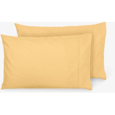 Dilios Комплект две калъфки за възглавница 50/70 см НЮАНСИ Жълт, 100% памук ранфорс