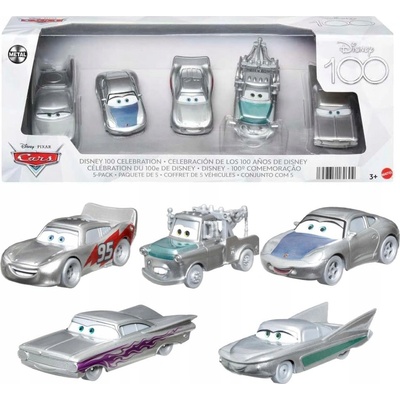 Mattel Auta Cars 5-pack 100. výročí Disney HPL98