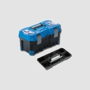 PROSPERPLAST TITAN PLUS Plastový kufr na nářadí modrý, 496 x 258 x 240 mm NTP20C