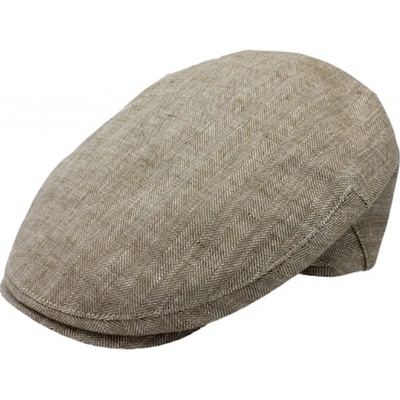 Fiebig Headwear since 1903 lněná letní bekovka since 1903 béžová
