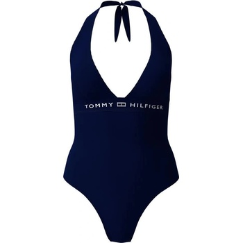 Tommy Hilfiger Бански костюм Tommy hilfiger Halter swimsuit - Blue (Desert Sky)