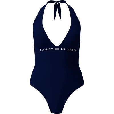 Tommy Hilfiger Бански костюм Tommy hilfiger Halter swimsuit - Blue (Desert Sky)