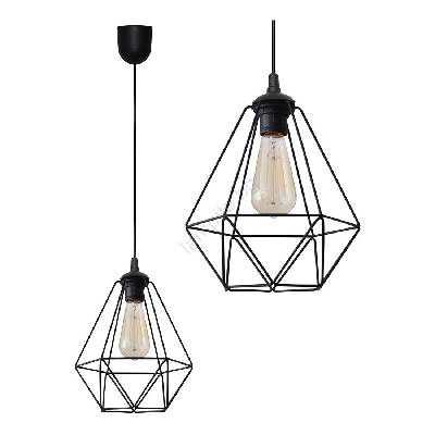 Висящ полилей KARO 1xE27/15W/230V (HE0854)