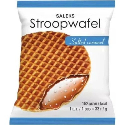 Saleks stroopwafel salted caramel 33 g