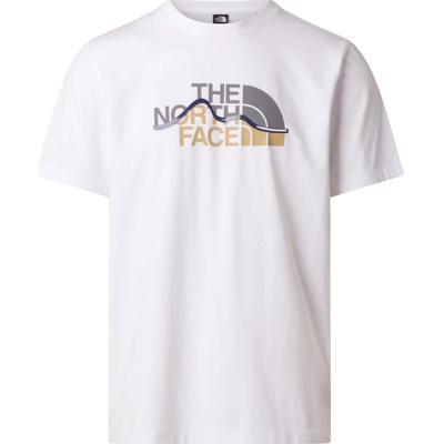 The North Face M Mountain Line Regular Short Sleeve Tee-Graphic biele