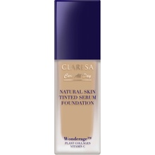 Claresa Natural Skin Tinted Serum Foundation Make-up / sérum s prirodzeným finišom 2WO Medium Olive 32 ml