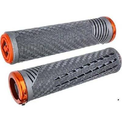 ODI MTB CF v2.1 Lock-On MTB Closed End Lynx Grey Orange