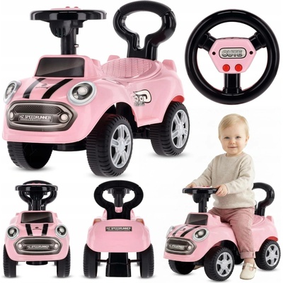 Sun Baby auto s opěradlem GO GO Fassion bílá