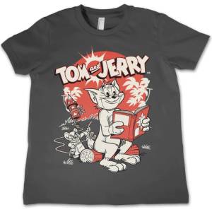 HYBRIS детска тениска Tom and Jerry - Vintage Comic - Dark Grey - HYBRIS - WB-12-TJ053-DTG-AZ
